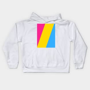 Proud Pansexual Pride Flag (Proud LGBTQ+ Community Pride Flag) v2 Kids Hoodie